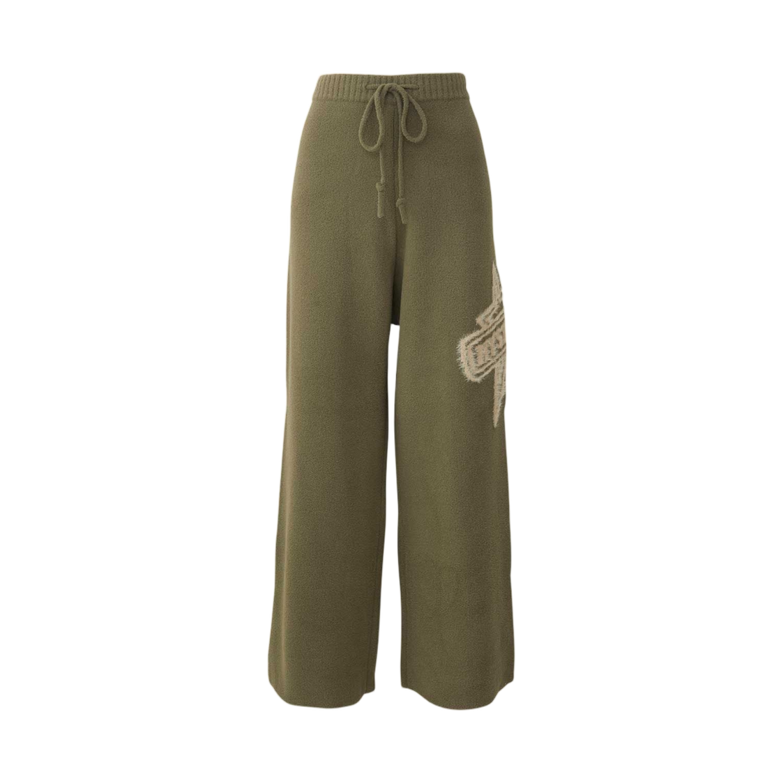 01253NP01 (W) Hysteric Glamour Hysteric Star Jacquard Pants Khaki