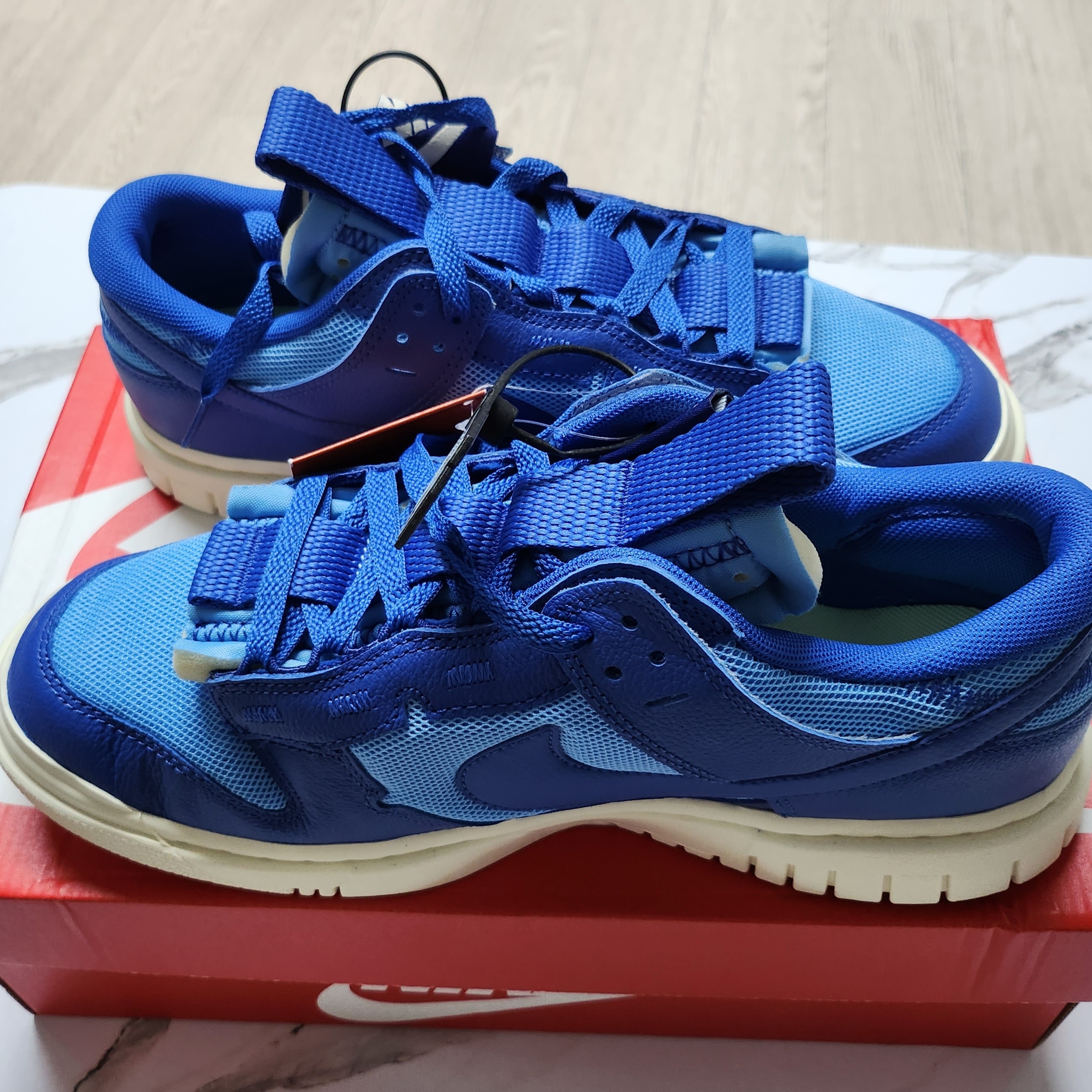 Nike Air Dunk Jumbo University Blue 착용 스타일