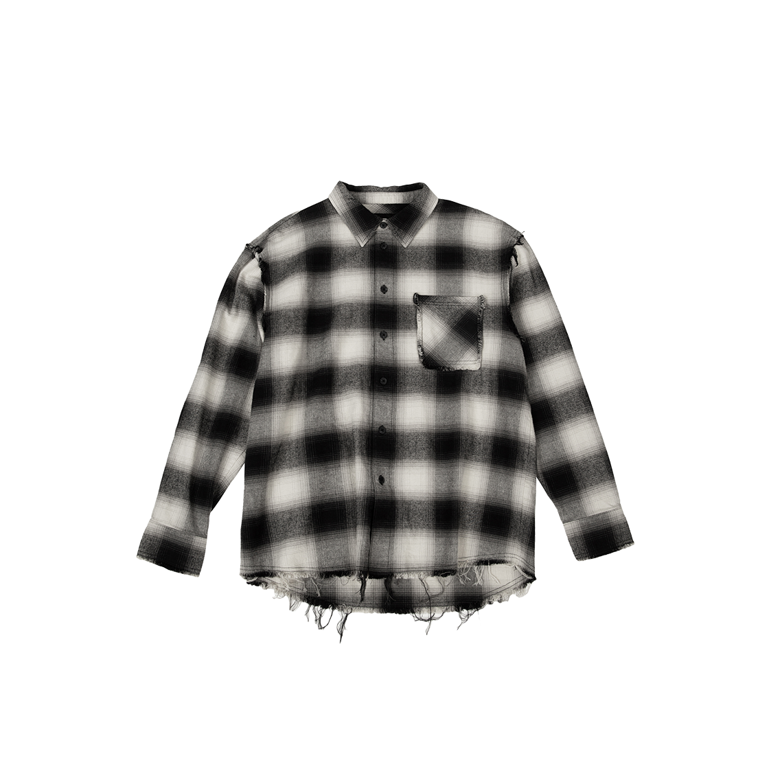 메아 빈티지 체크 셔츠 차콜(Mea Vintage Check Shirt Charcoal)