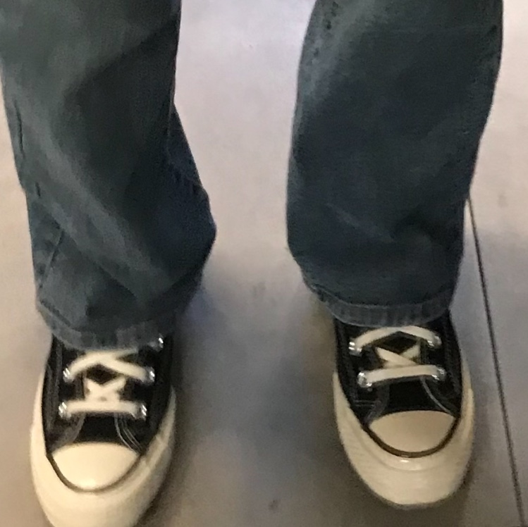 Converse Chuck 70 Ox Black - Standard 착용 스타일