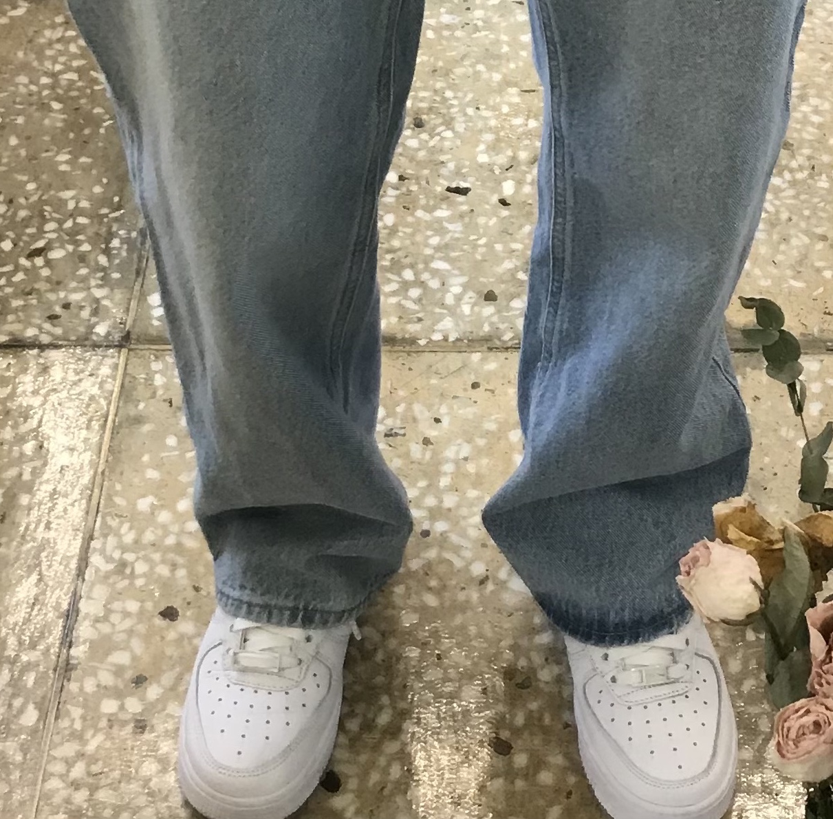 Nike Air Force 1 '07 Low White 착용 스타일