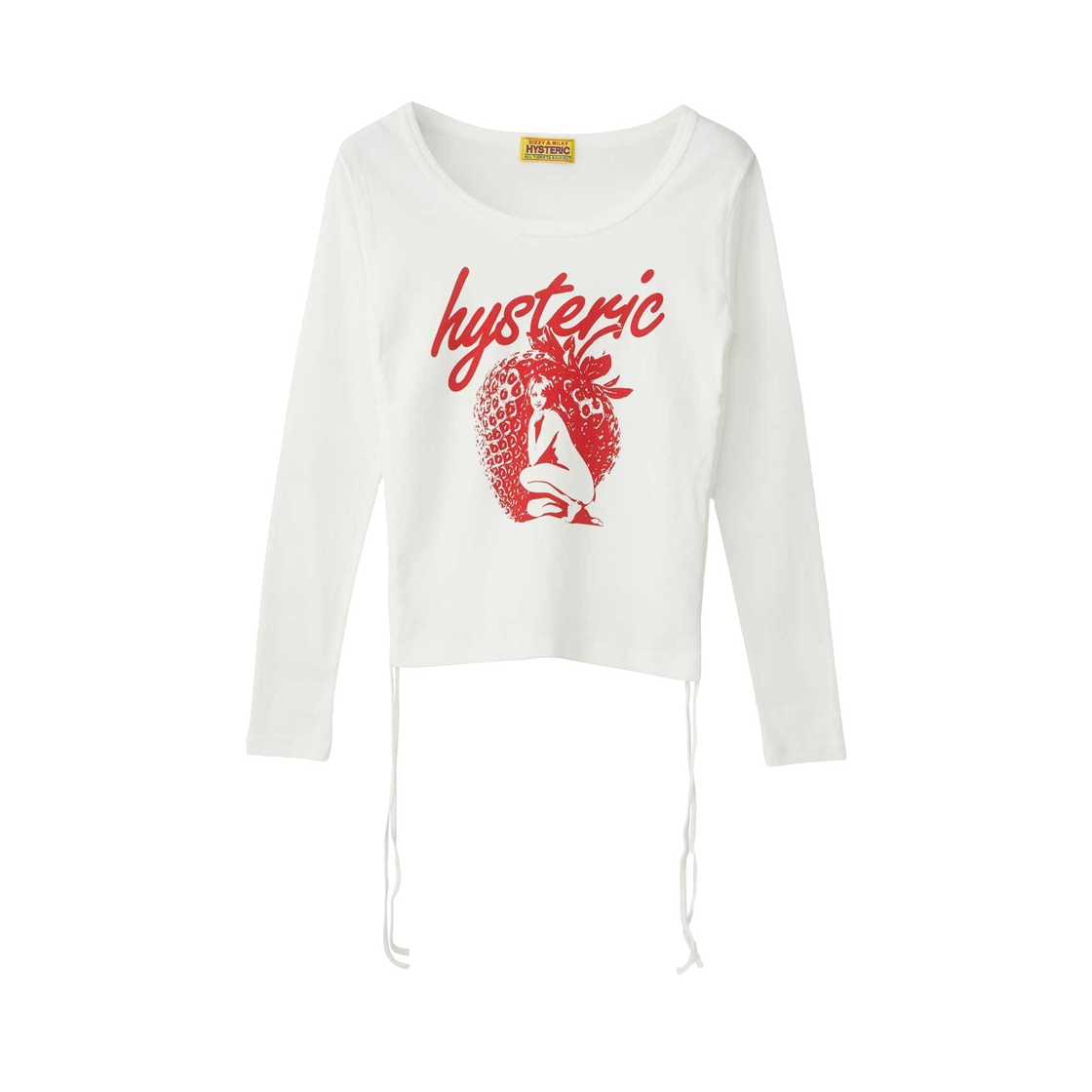 01253CL08 (W) Hysteric Glamour Midnight Berry Chibi T-Shirt White