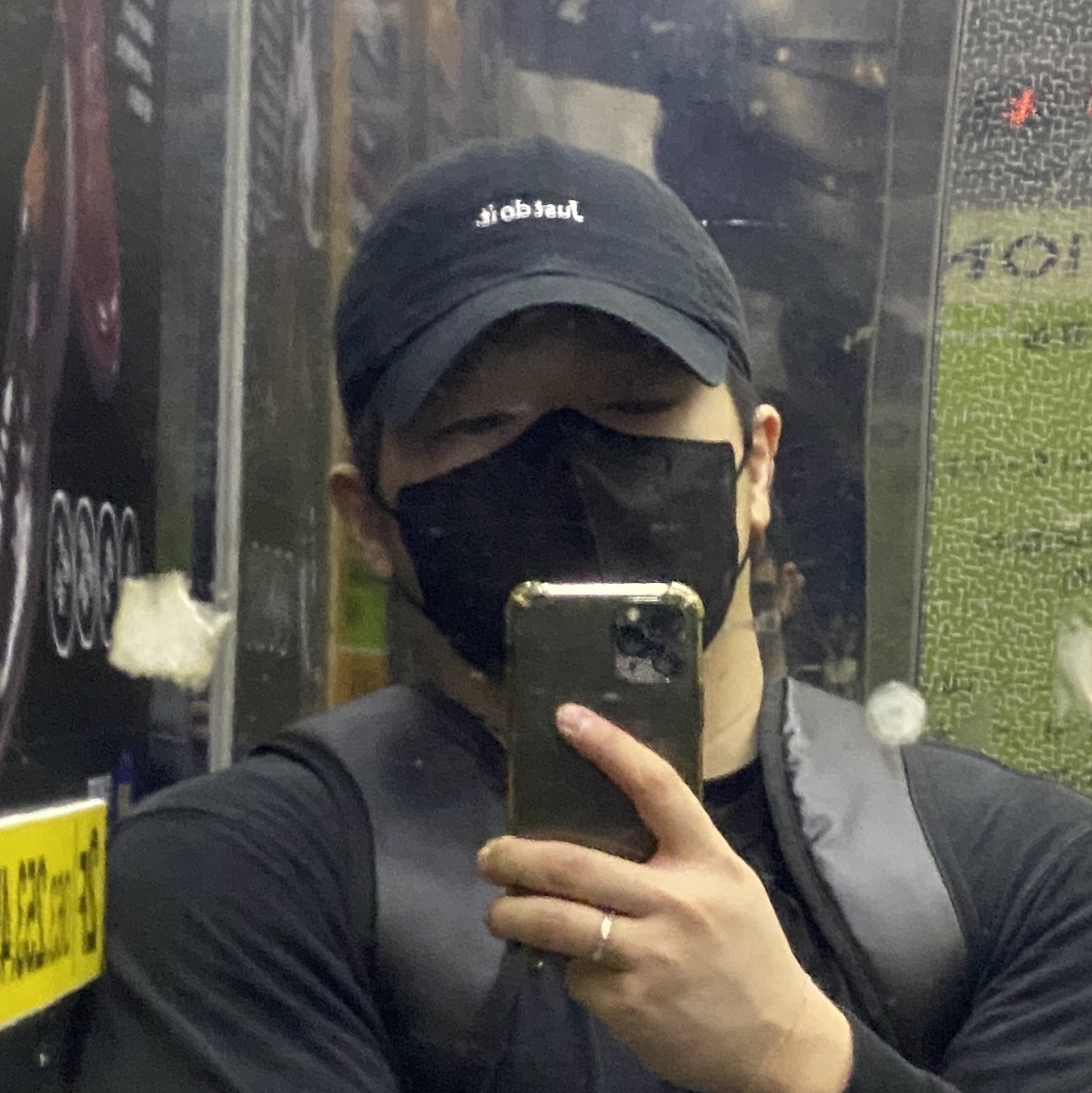 Nike Heritage 86 Just Do It Cap Black 착용 스타일