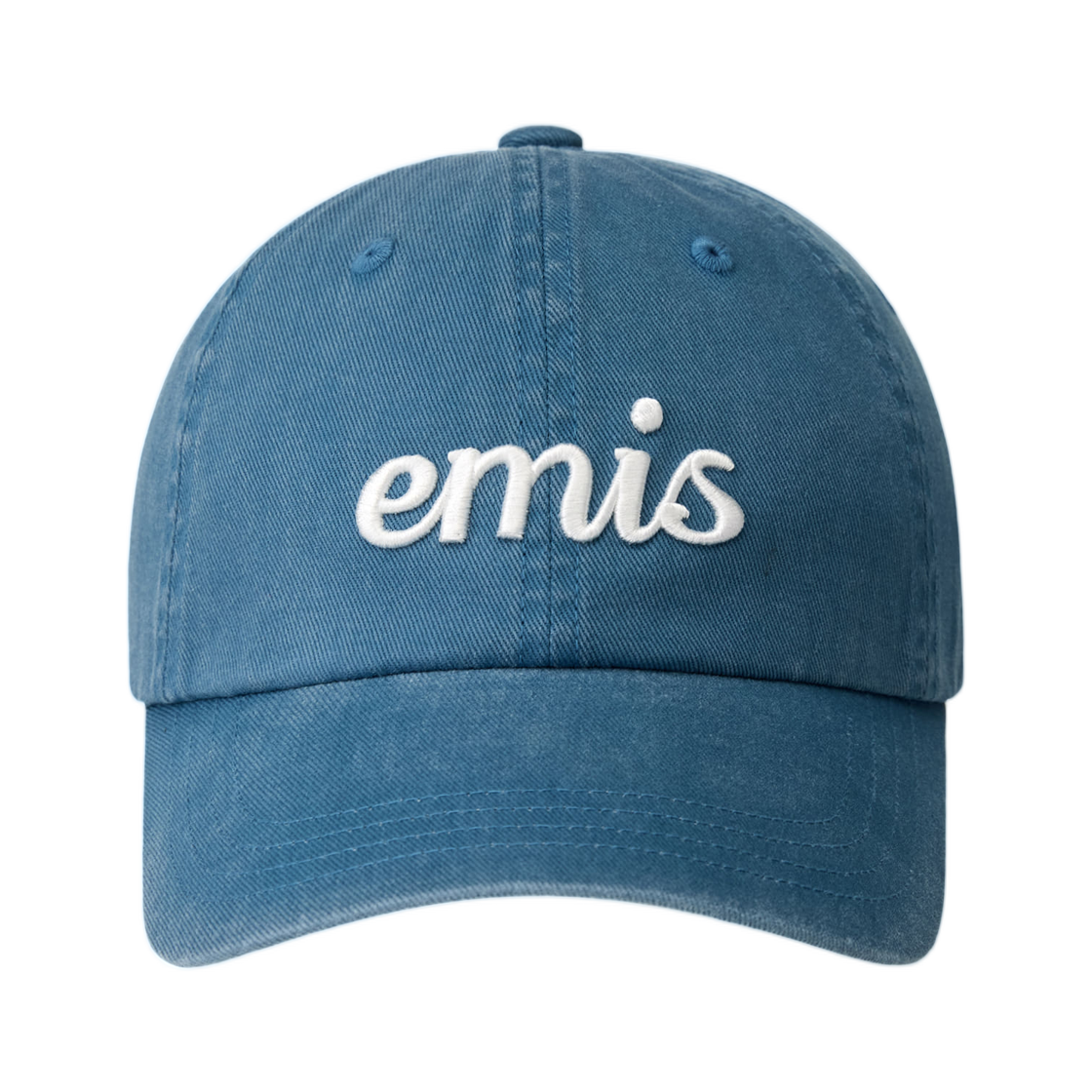 이미스 빈티지 피그먼트 볼 캡 블루 그린(Emis Vintage Pigment Ball Cap Blue Green) - 1