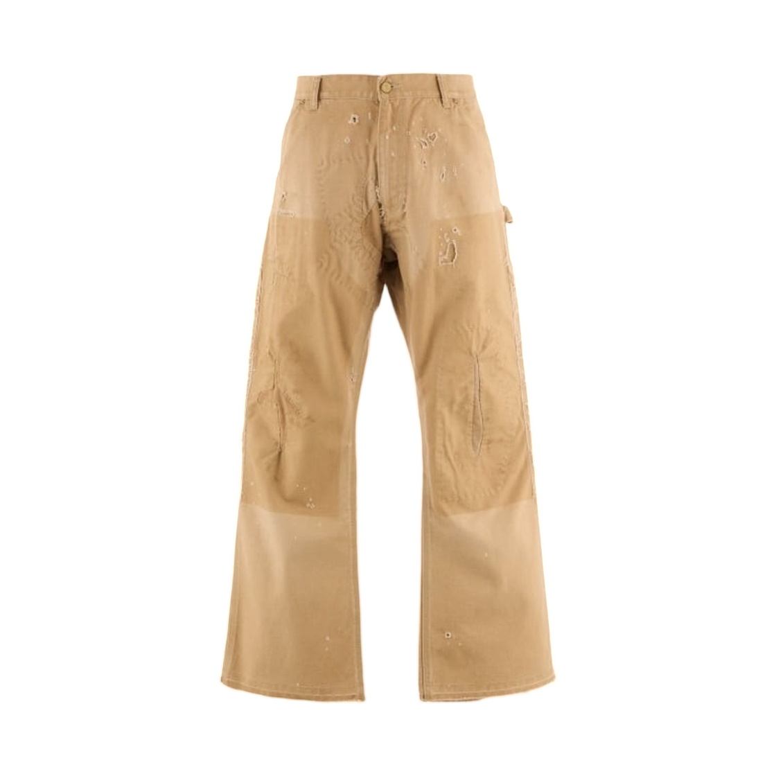 HR1-0000-084 Saint Mxxxxxx Double Knee Pants Beige - 25AW