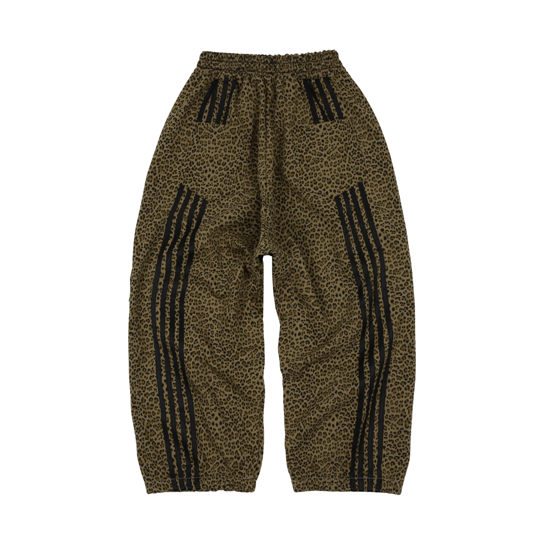 25fw001 BP2DISORDER Two-Tuck Wide Pants Leopard