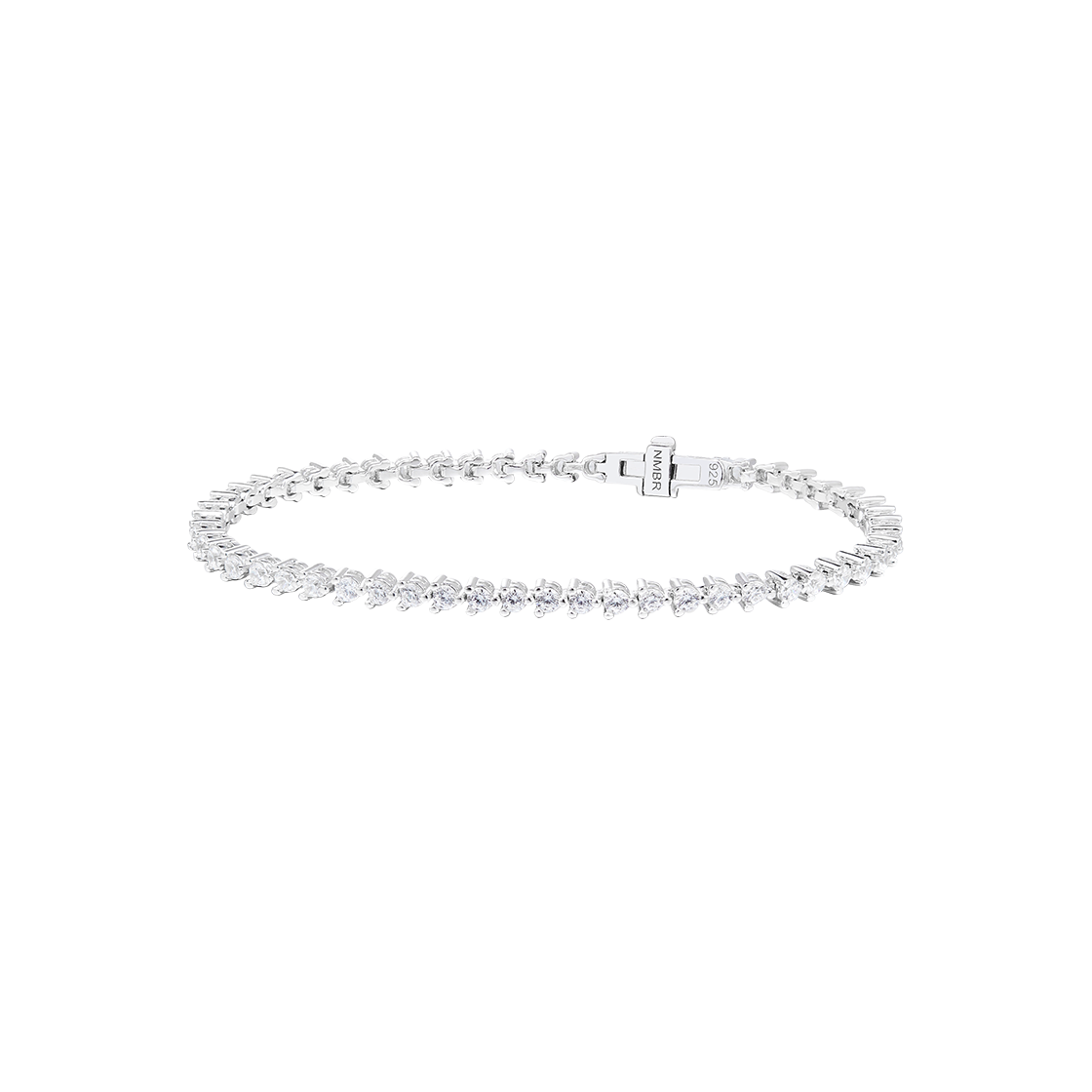 N24CB06 NUMBERING #3910 (2mm) N-dia Tennis Bracelet 3 Prong