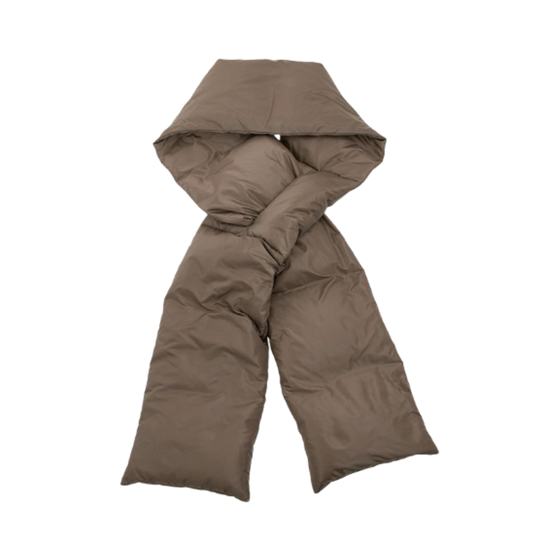 (W) 막스마라 더 큐브 세이펫 발수 테크니컬 패브릭 스카프 브라운((W) Max Mara The Cube Seipet Scarf in Water-Repellent Technical Fabric Brown)