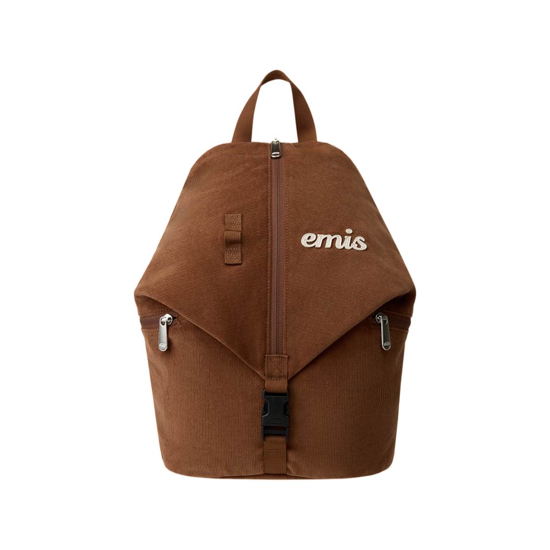 이미스 코듀로이 컨버터블 백팩 브라운(Emis Corduroy Convertible Backpack Brown)