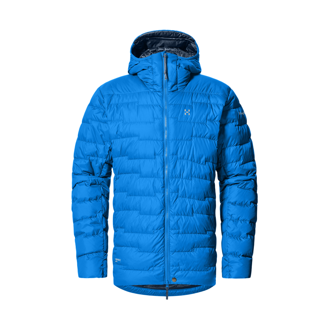 6074635Q1 Haglofs ROC Flash Down Hood Electric Blue
