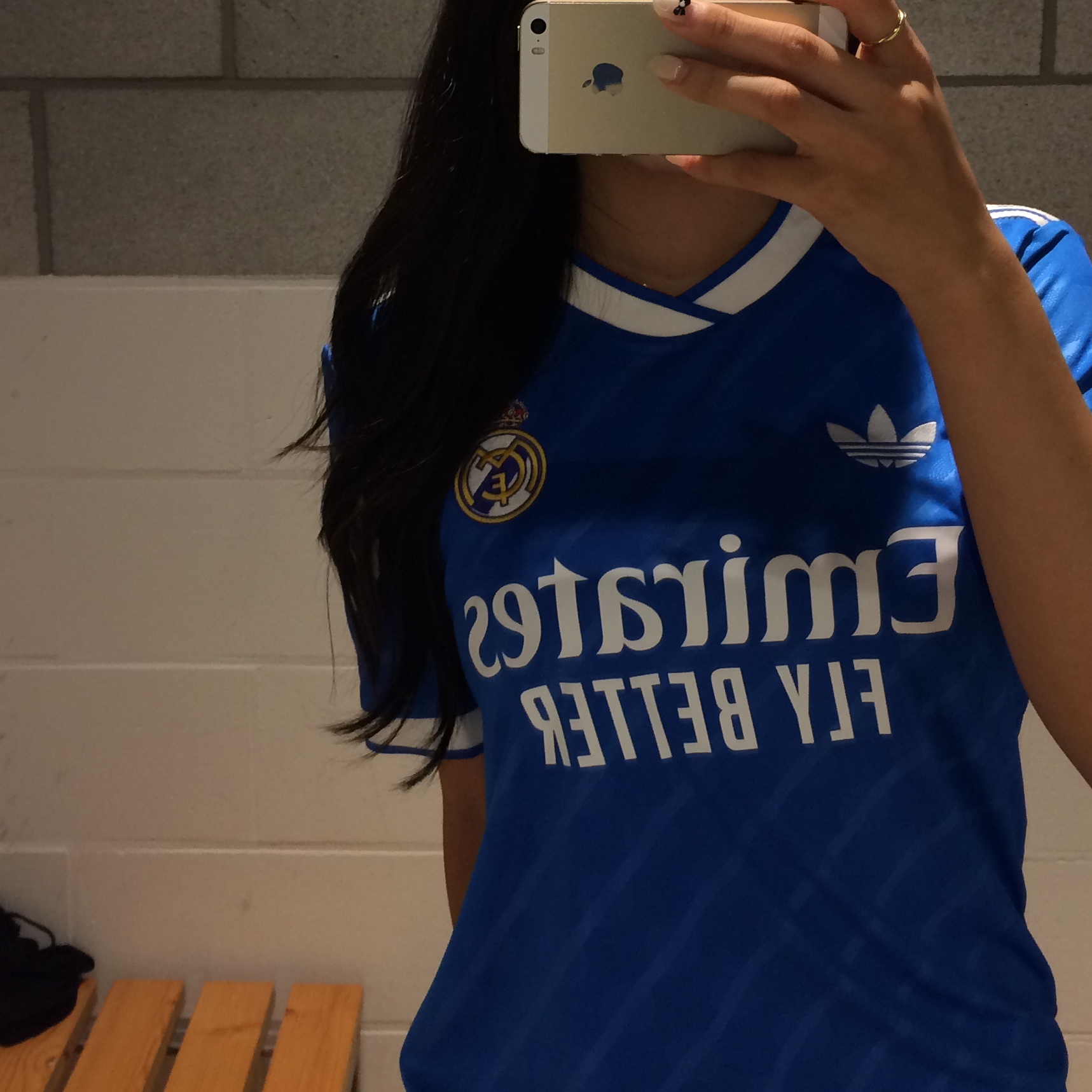 Adidas Real Madrid 2025/26 3rd Jersey Blue Bird - KR Sizing (Non Marking Ver.) 착용 스타일 - 2