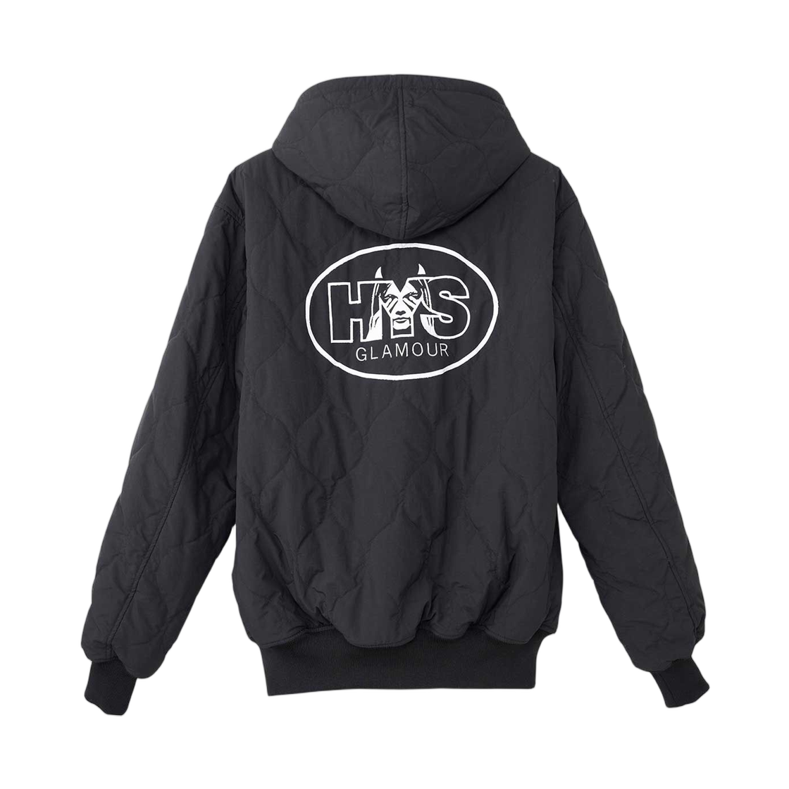 히스테릭 글래머 이블 글래머 리버시블 후드 블랙(Hysteric Glamour Evil Glamour Reversible Hoodie Black) - 2