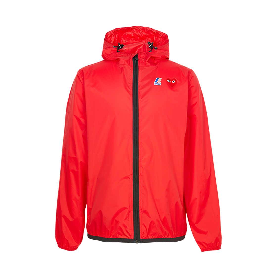 [15% 쿠폰] 플레이 꼼데가르송 x 까웨 풀 집 자켓 레드([15% 쿠폰] Play Comme des Garcons x K-Way Full Zip Jacket Red) - 2