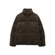 TNGT European goose Corduroy Down Jumper Brown