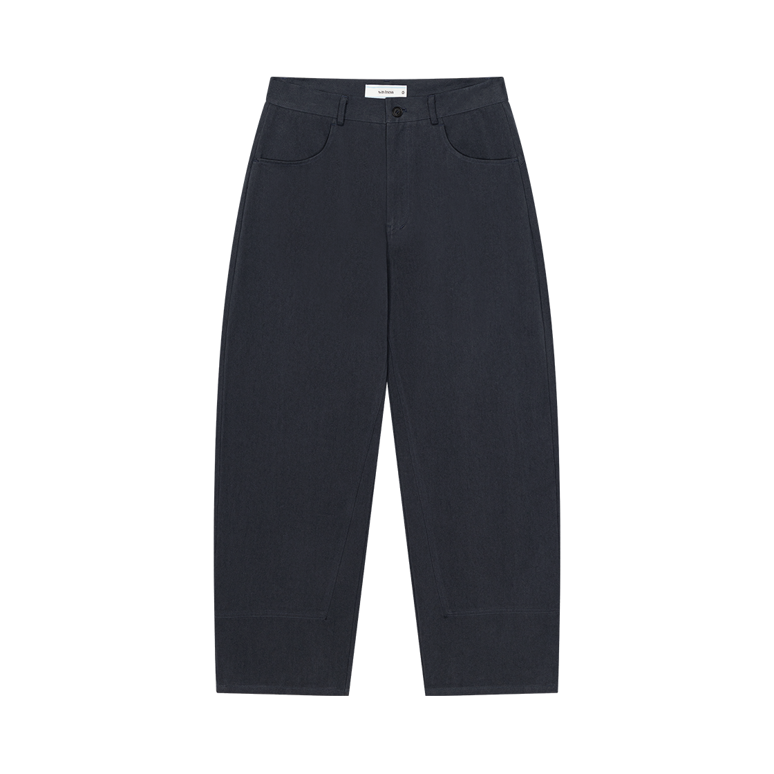 WVNS25342 Waviness Curved Contour Cotton Pants Graphite