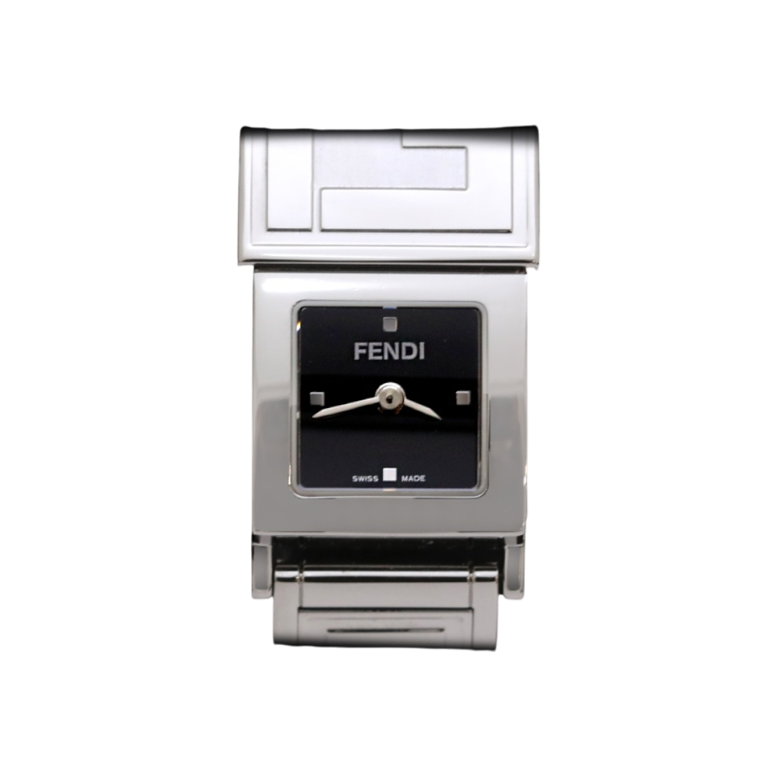 ITV5345OLKQ8 Fendi Double Sided Reversible Secret Watch Steel 18mm