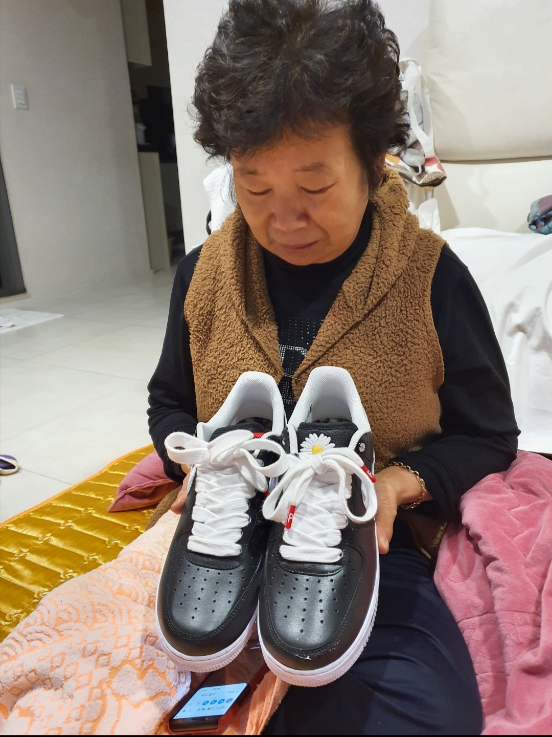 Nike x Peaceminusone Air Force 1 Low Para-Noise 착용 스타일