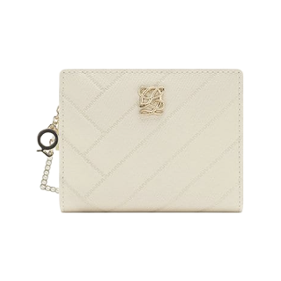 LVSS1FM18FF5IV0171 Louis Quatorze L-Quilting Wallet Ivory