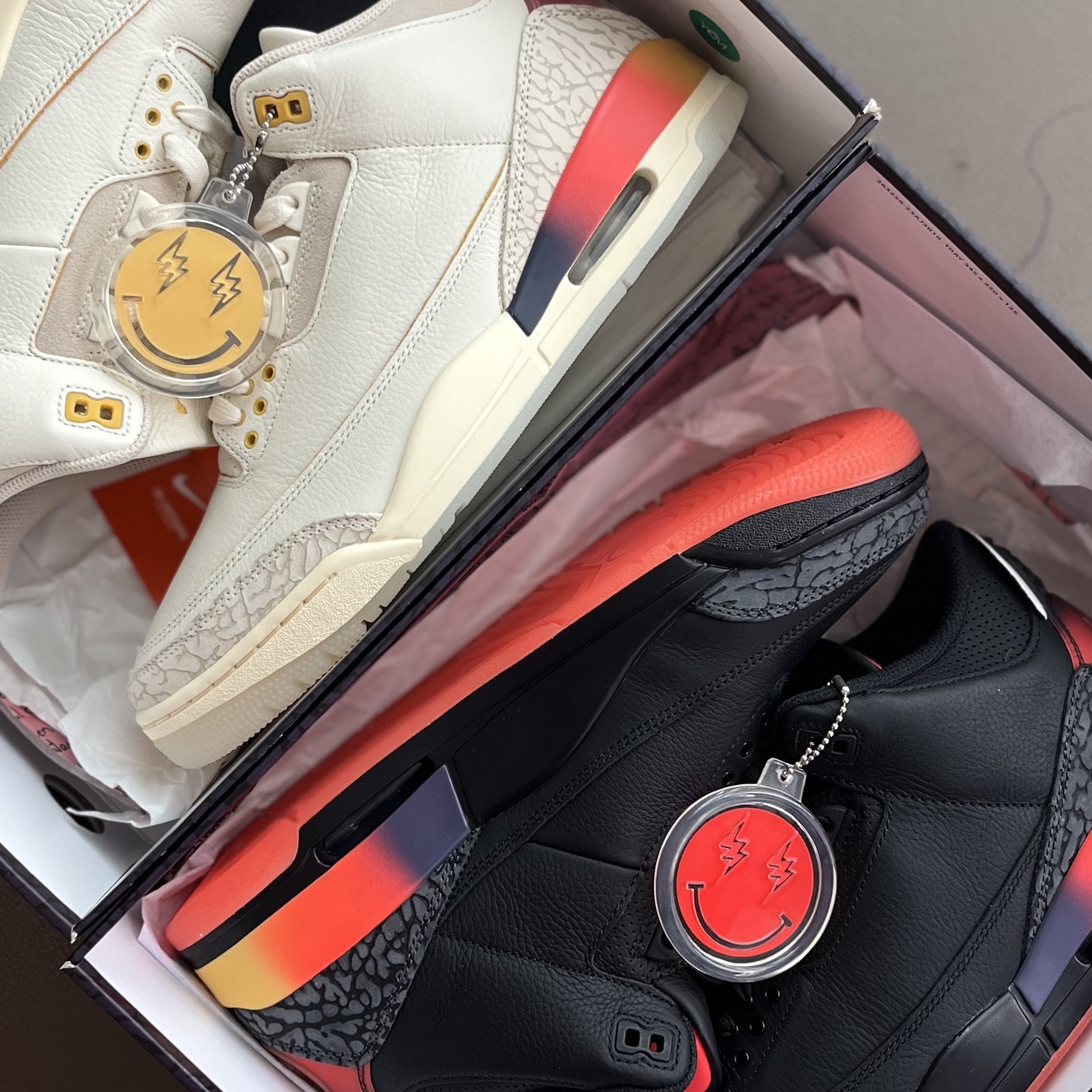 Jordan 3 x J Balvin Retro SP Sunset, Jordan 3 x J Balvin Retro SP Rio 착용 스타일 - 1