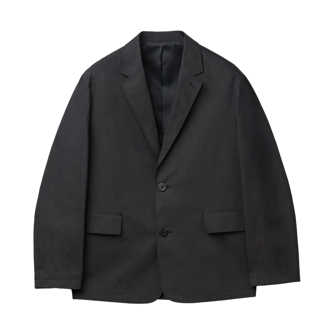 C9JAW25621BKX Customellow Loose Fit Cotton Setup Jacket Black