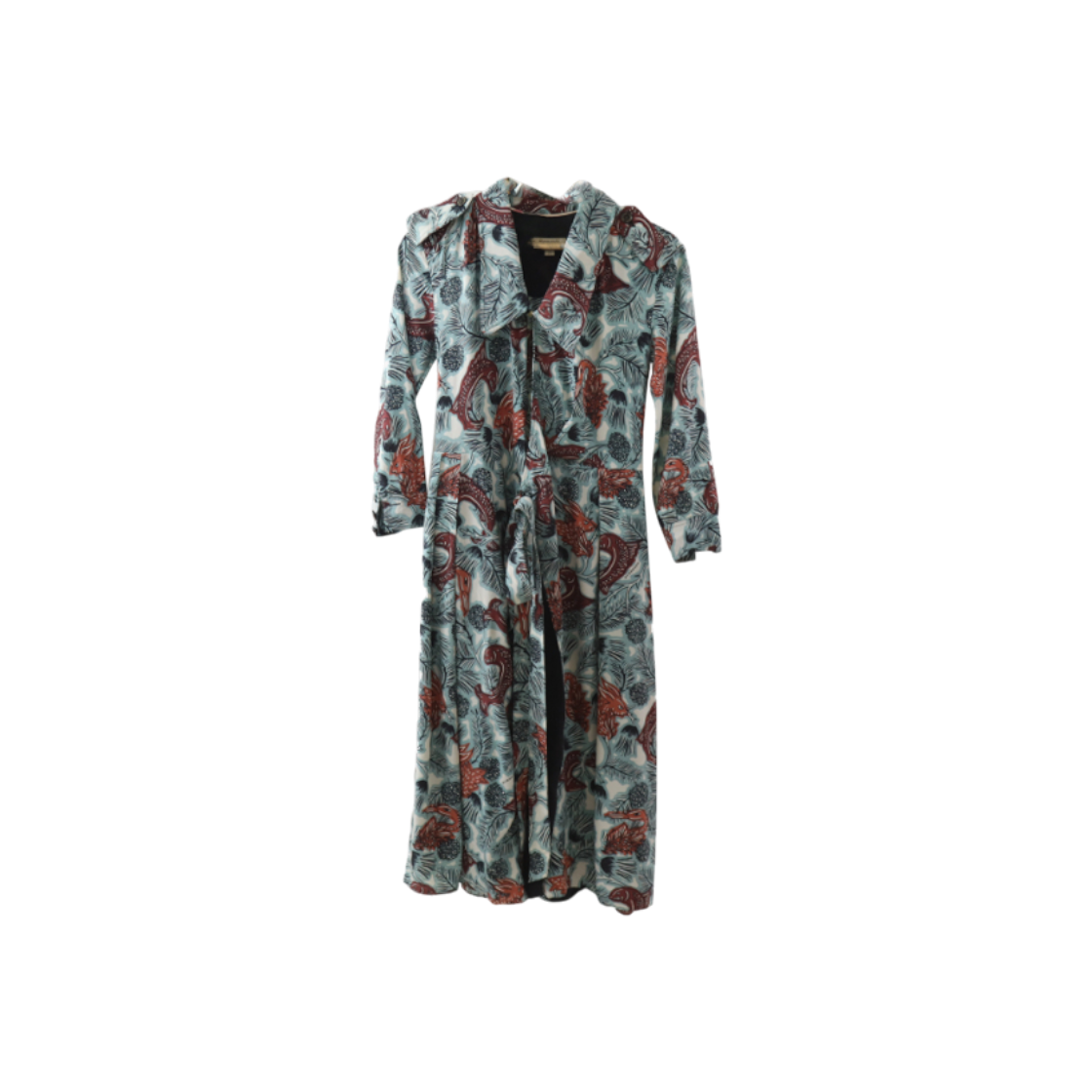 ITMR62DCEUER Burberry Beast Wrap Dress Size 4