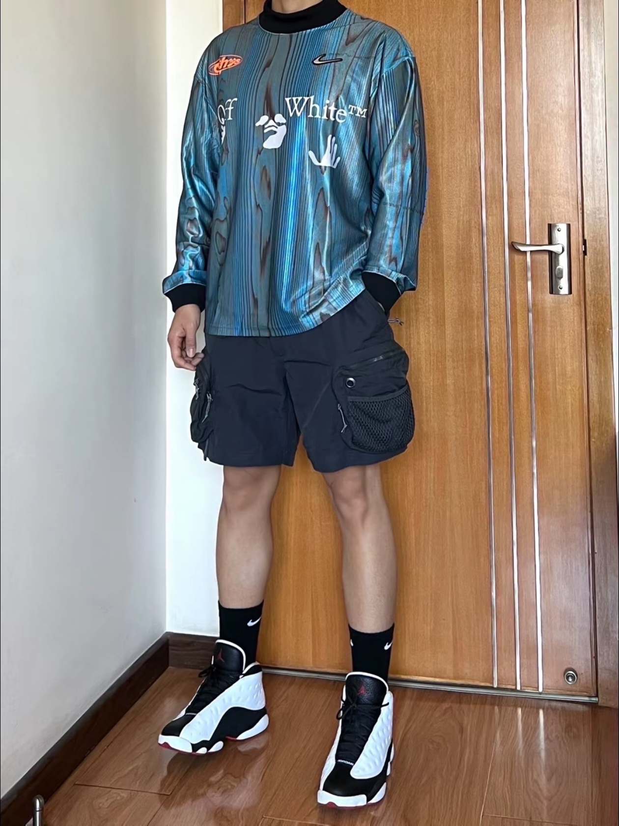 Nike ACG Snowgrass Cargo Shorts Black - Asia, Jordan 13 Retro He Got Game 2018 착용 스타일