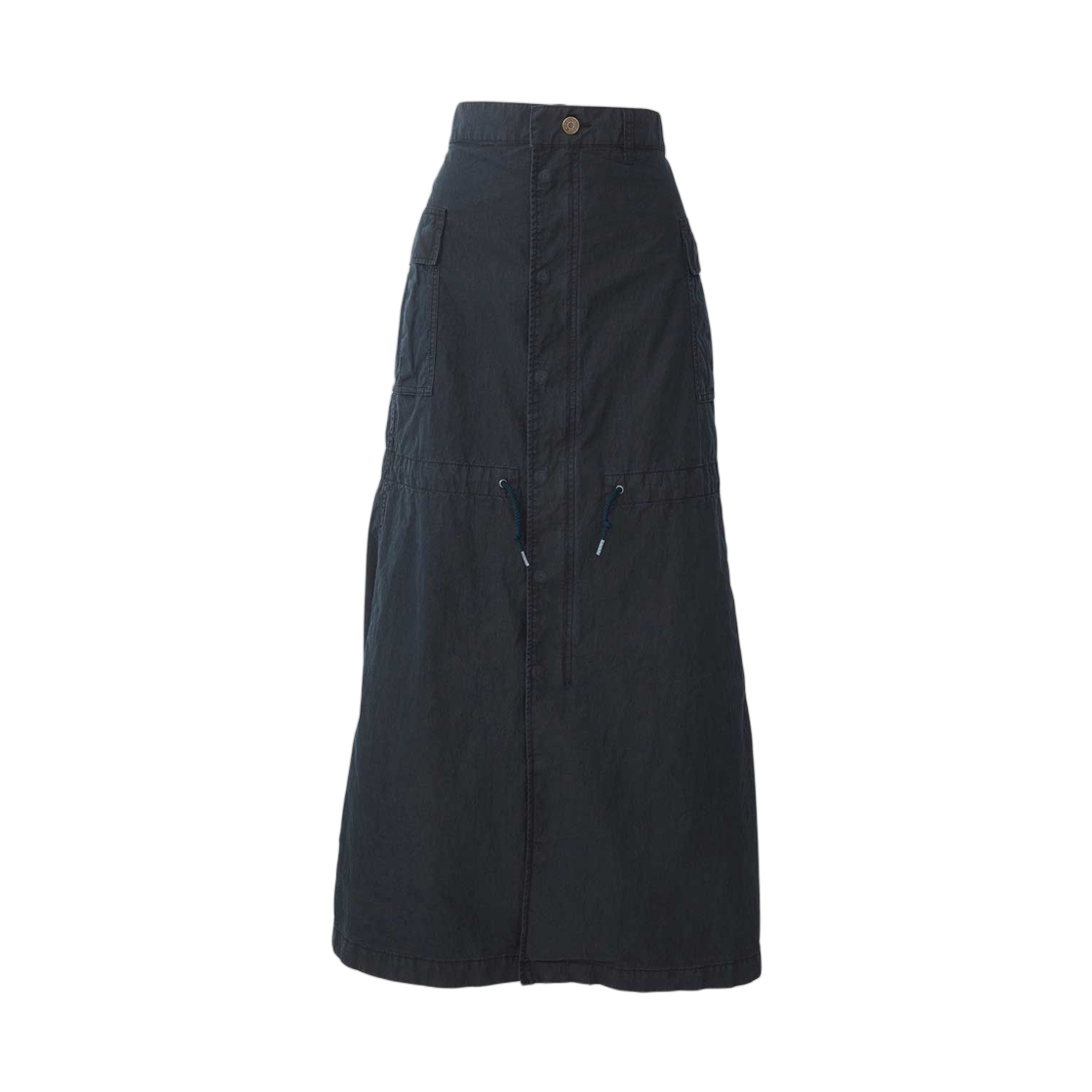 01253AK03 (W) Hysteric Glamour Military Long Skirt Black