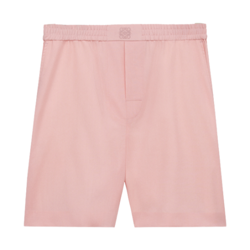 H526Y1AW26-7130 Loewe Wool Shorts Coral