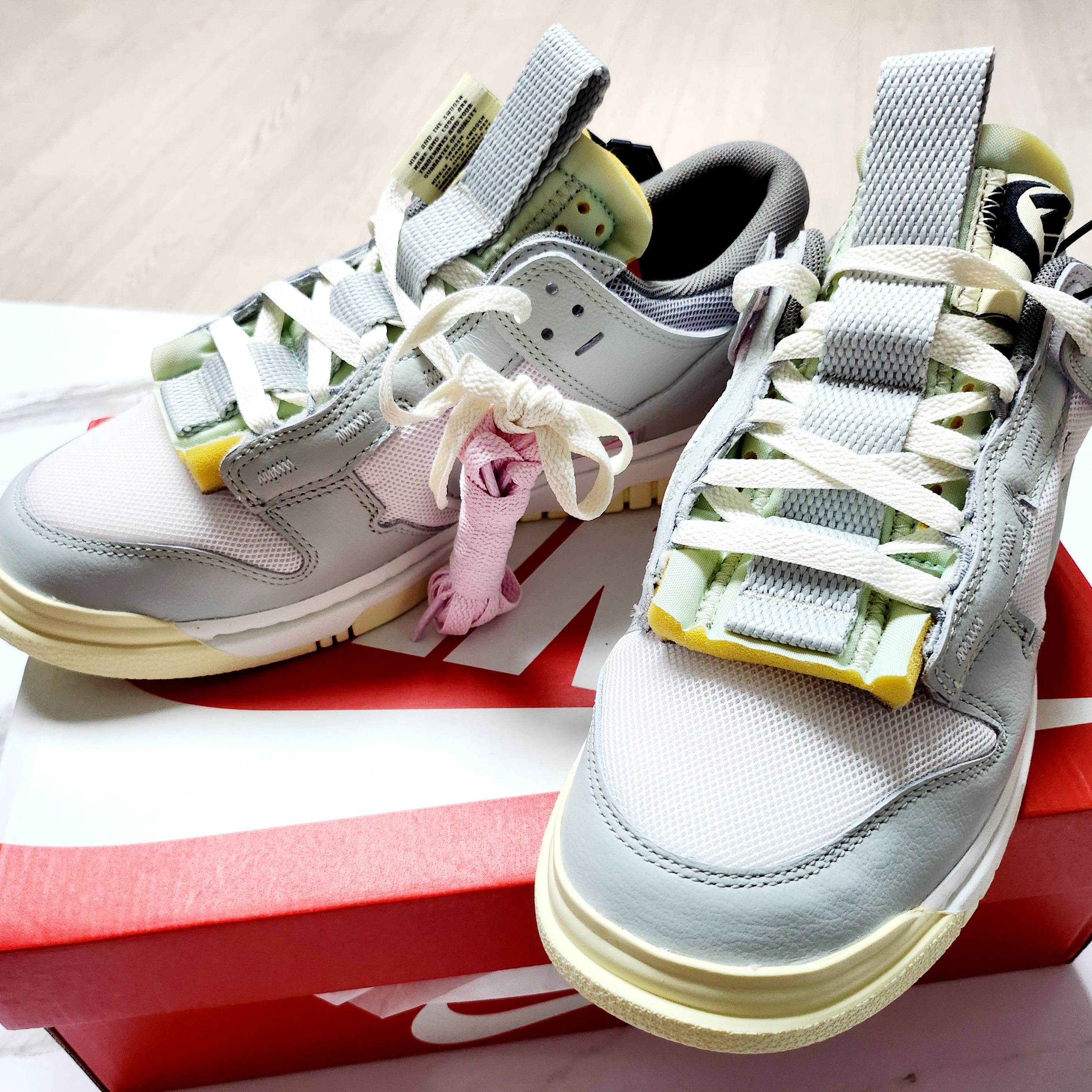 Nike Air Dunk Jumbo Sail Mint Foam 착용 스타일