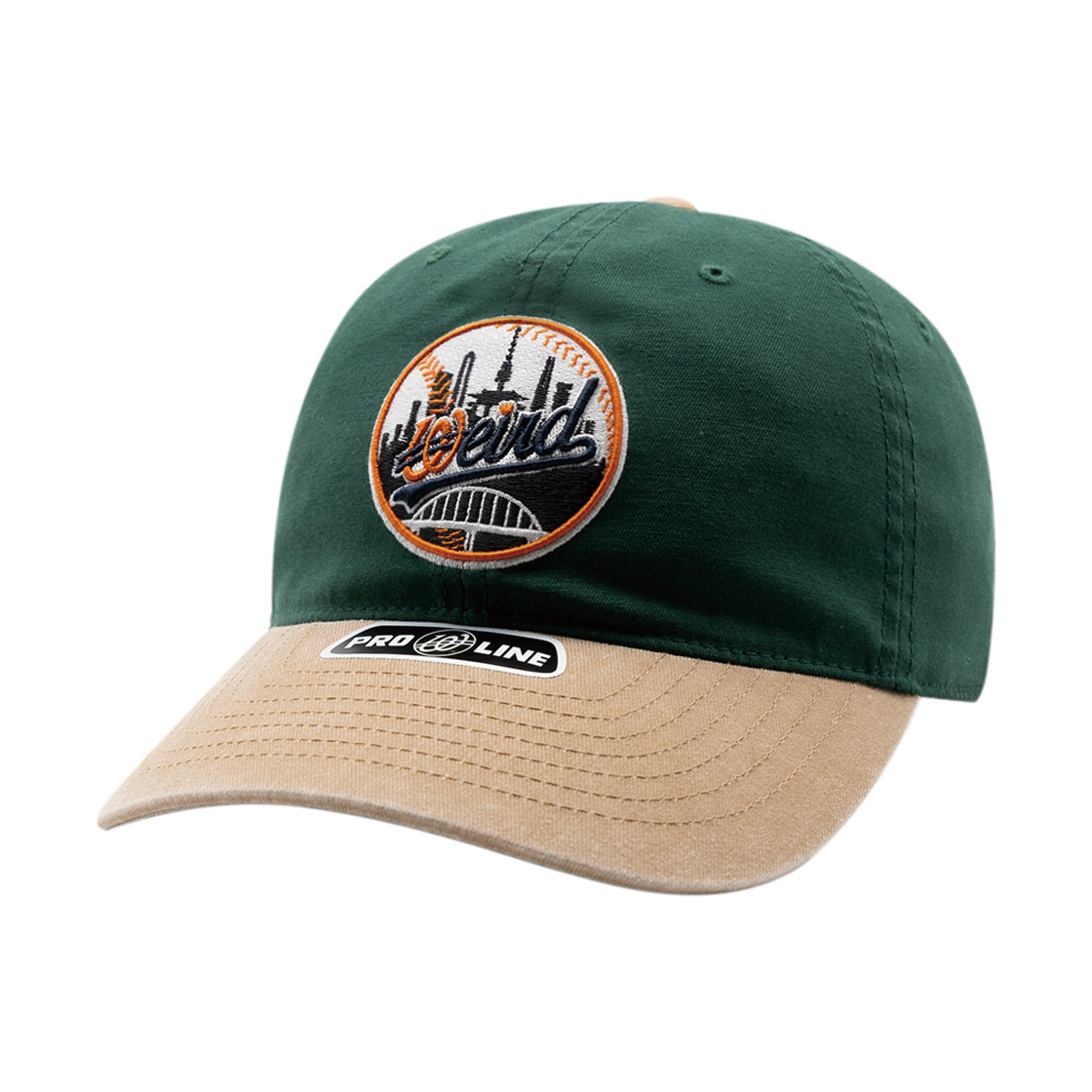 위얼드월드 서울 씨티로고 배색 볼캡(Weird World Seoul City Logo Ball cap)