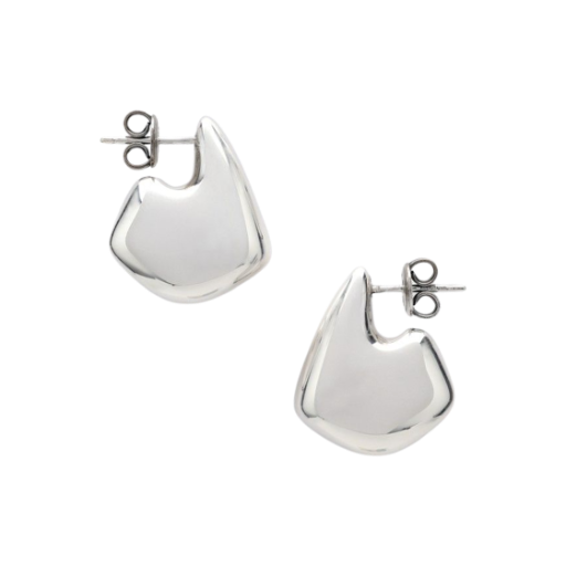 838272V50708117 (W) Bottega Veneta Mini Pin Earrings Silver