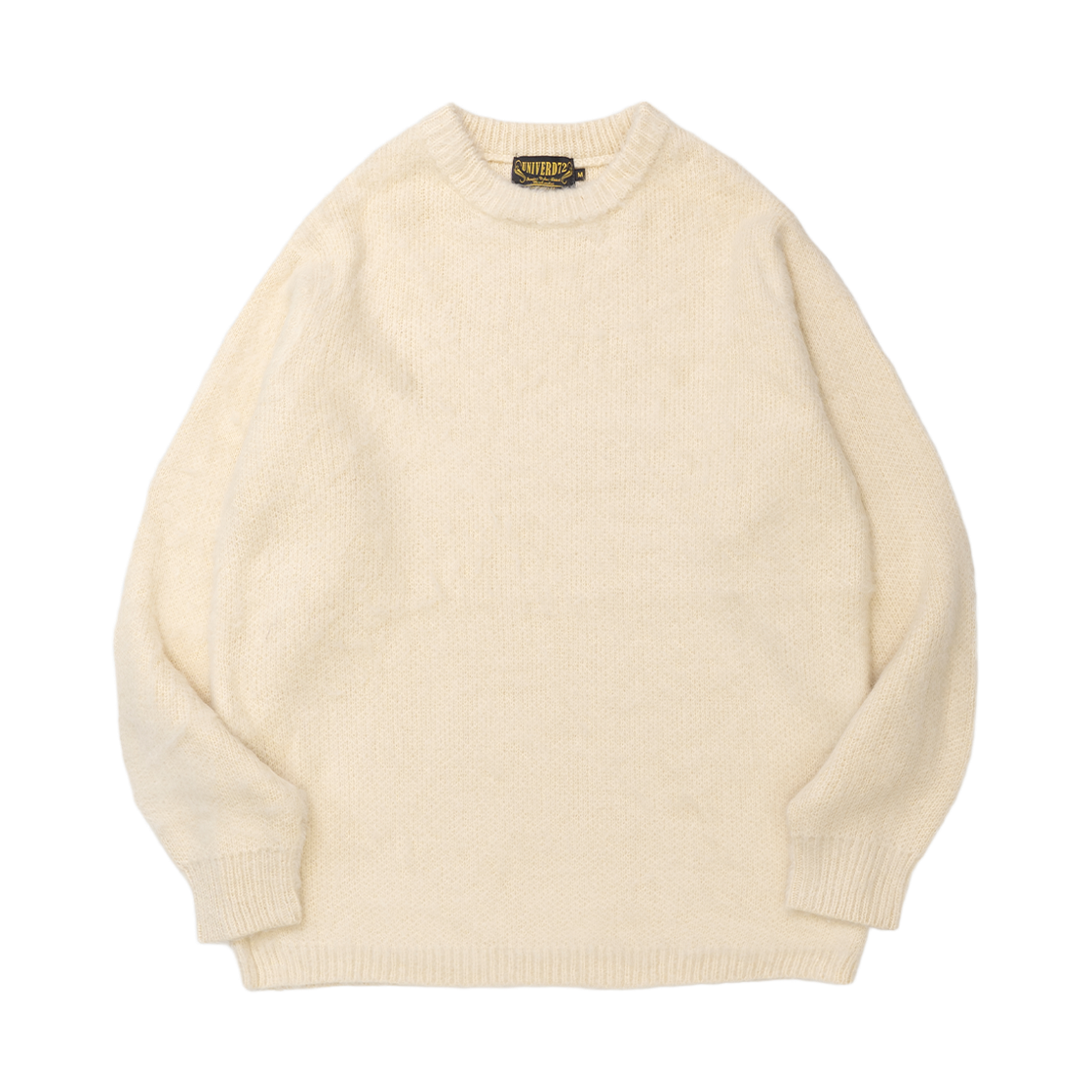 22327OW Houston Japan UNIVERD72 Mohair Touch Sweater Off White 22327