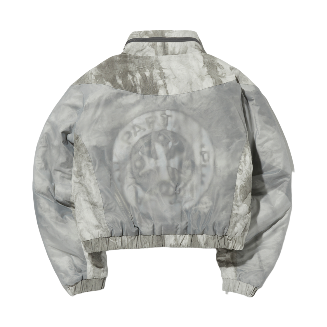 펀치 드렁크 파티즈 베일드 마크 퀼티드 자켓 그레이(Punch Drunk Parties Veiled Mark Quilted Jacket Gray)