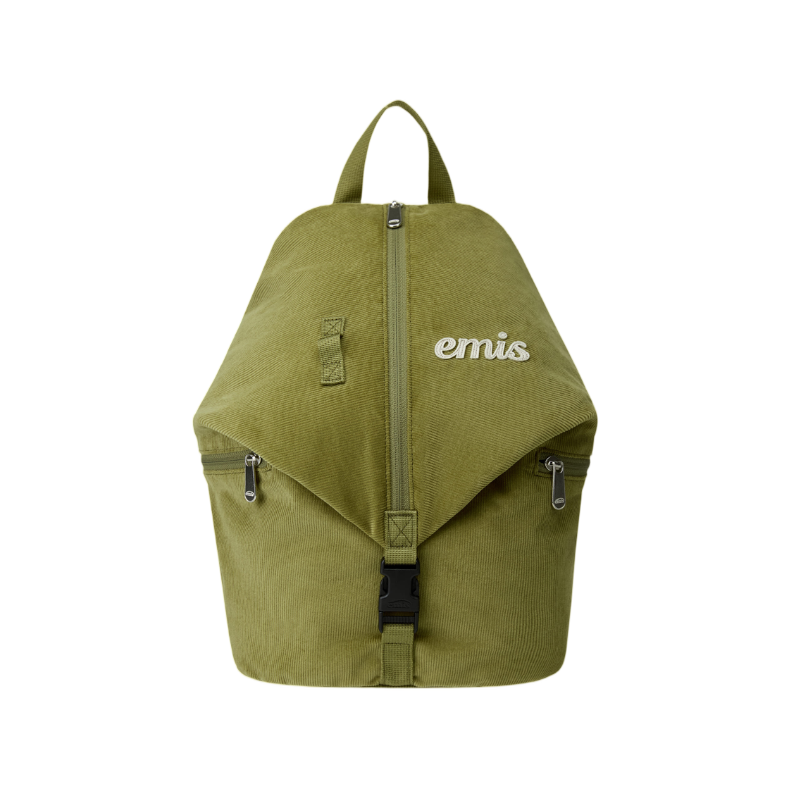 이미스 코듀로이 컨버터블 백팩 올리브(Emis Corduroy Convertible Backpack Olive)