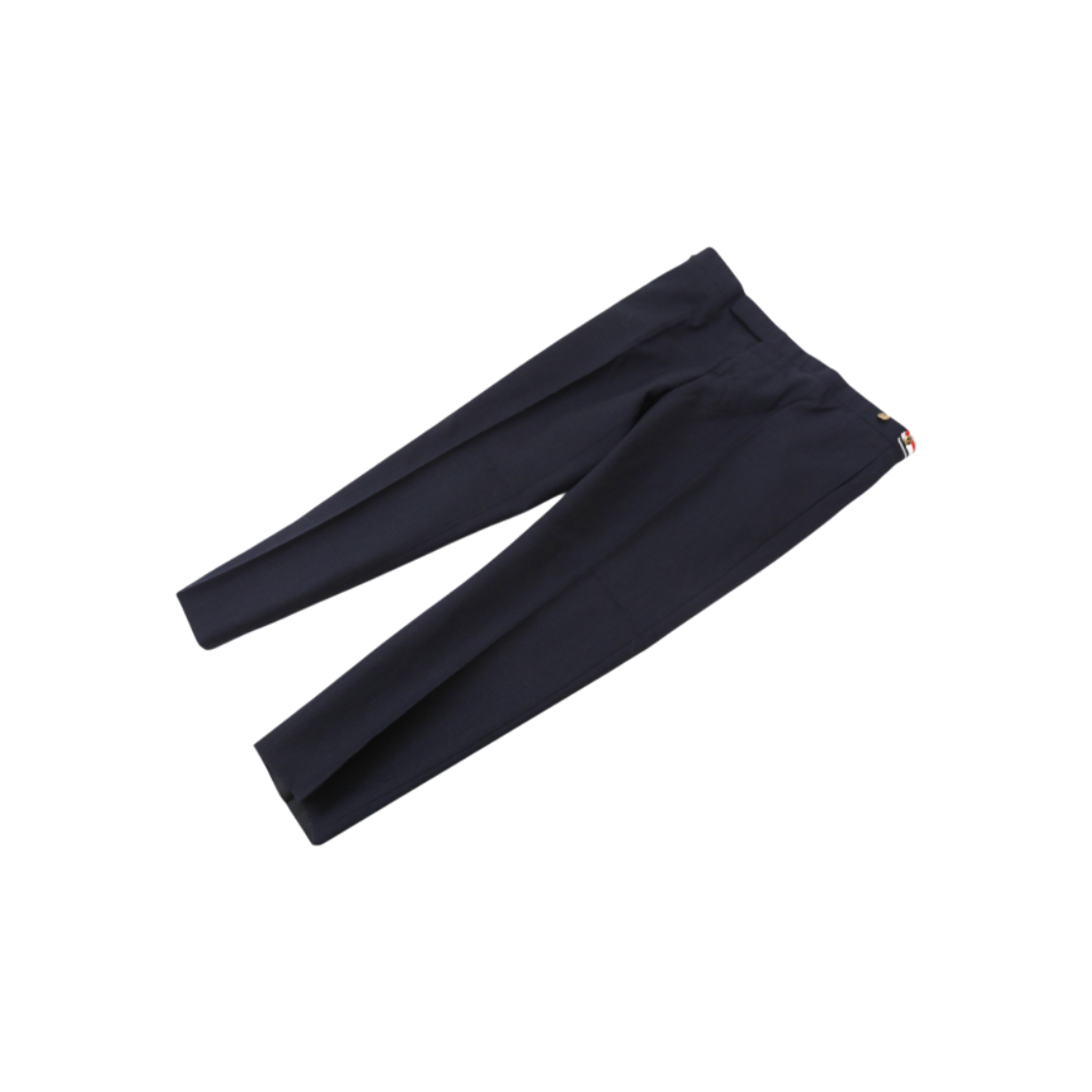 ITTMG35UBRPT Thom Browne Low Rise Super Slacks Pants Navy Size 3