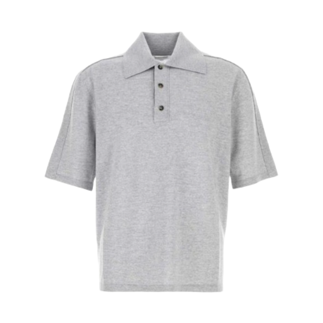 보테가 베네타 코튼 폴로 셔츠 그레이(Bottega Veneta Cotton Polo Shirt Grey)