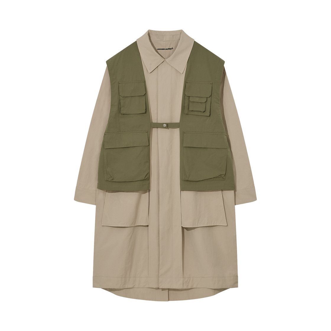 L35UJJ031BEG LOCKHEED MARTIN Utility Reversible Coat Beige