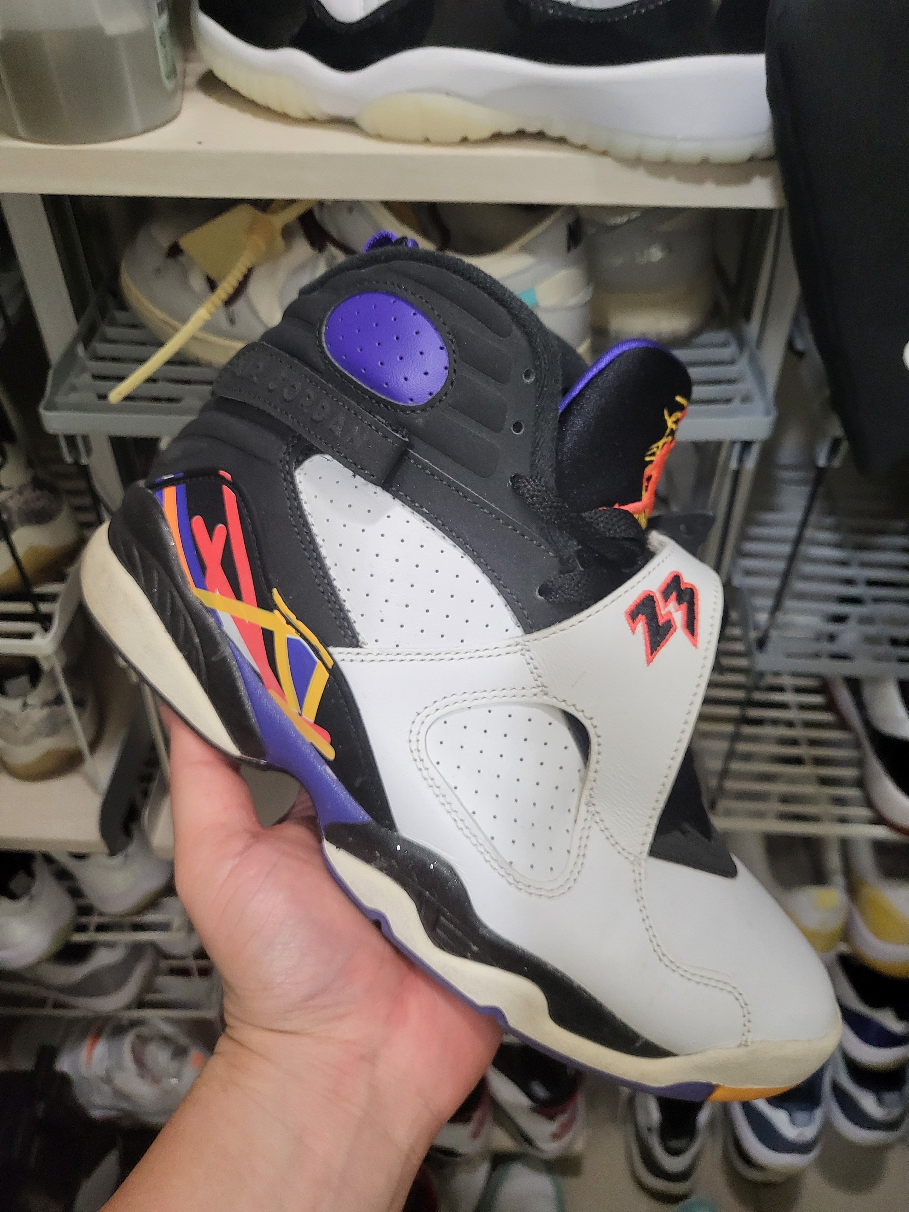 Jordan 8 Retro Three-Peat 착용 스타일 - 1