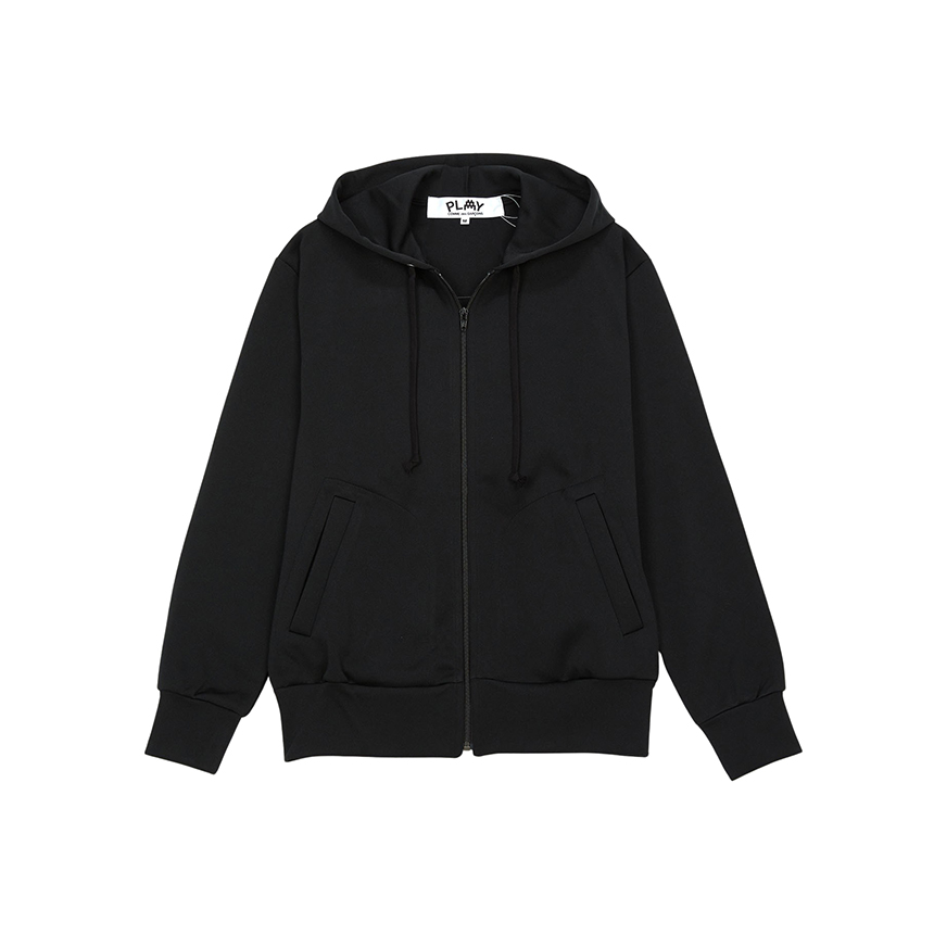 [20% 쿠폰] 꼼데가르송 X 인베이더 더블와펜 후드 집업 블랙([20% 쿠폰] Comme Des Garcons X Invader Doublewappen Hood Zip Up Black) - 4