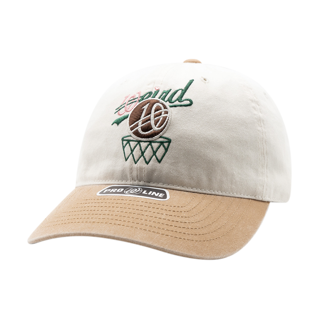 위얼드월드 바스켓볼 피그먼트 배색 볼캡(Weird World Basket ball Pigment Ball cap)