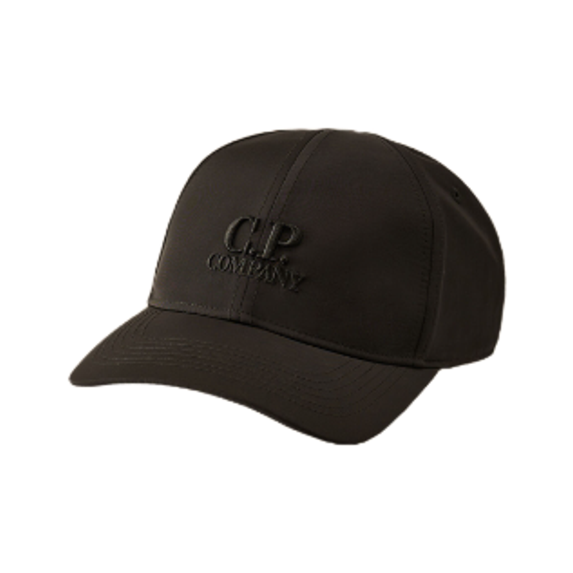 19CMAC117A005904A999 C.P. Company Chrome-R Logo Cap Black - 25FW