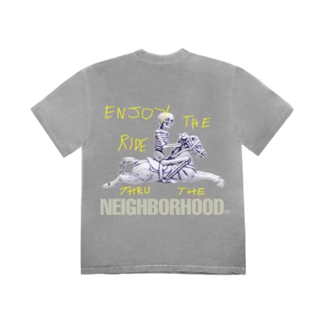 트래비스 스캇 캑터스 잭 x 네이버후드 캐러셀 티셔츠 그레이(Travis Scott Cactus Jack x Neighborhood Carousel T-Shirt Grey) - 2
