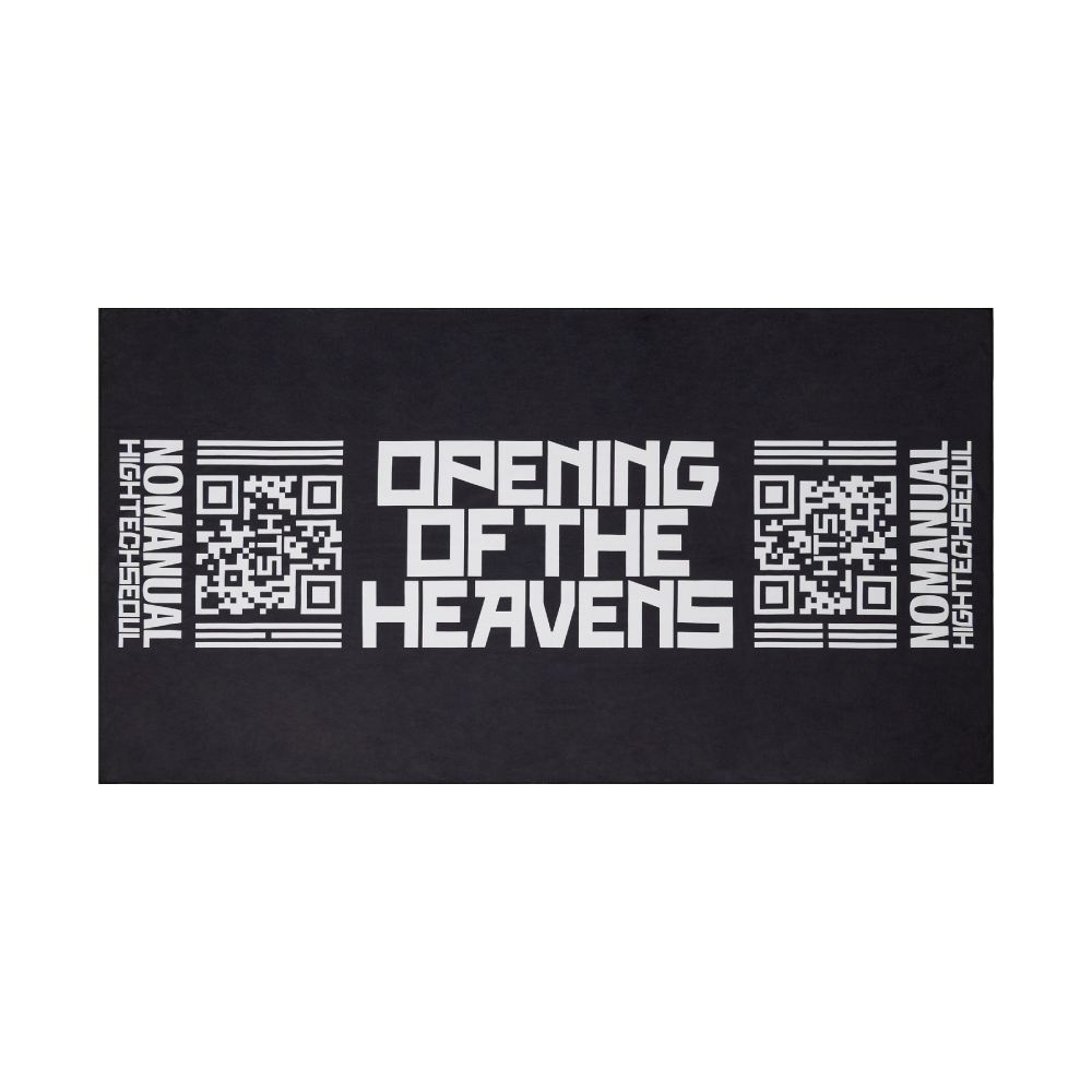 [KREAM 단독] 노매뉴얼 x 하이테크 서울 타월 블랙([KREAM 단독] NOMANUAL x High Tech Seoul Towel BLACK)