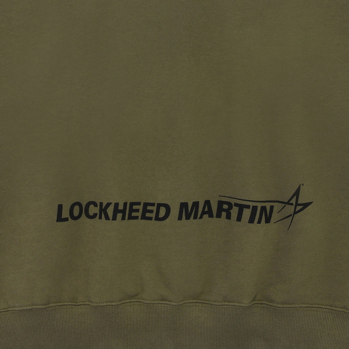 록히드마틴 엘엠 로고 후드 컬러 블록 티셔츠 카키(LOCKHEED MARTIN LM Logo Hood Color Block TS Khaki) - 4