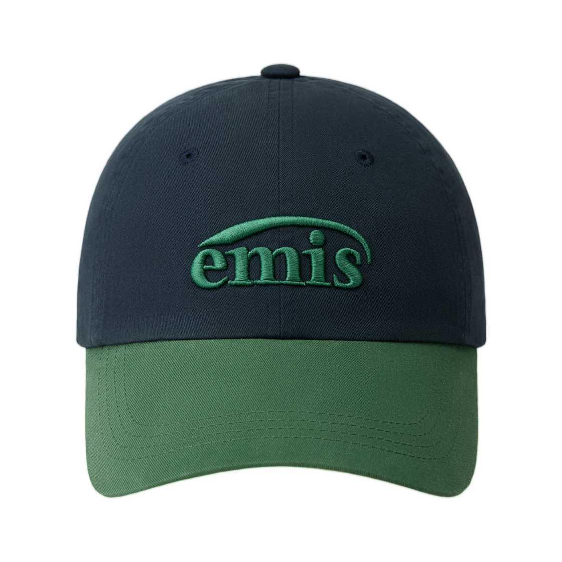 이미스 워시드 투 톤 볼 캡 네이비(Emis Washed Two Tone Ball Cap Navy) - 1