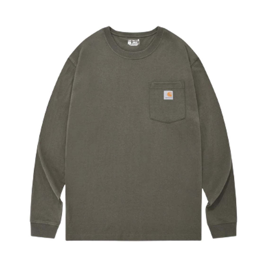 Carhartt Carhartt Loose Fit Heavyweight Regular Long Sleeve Pocket T-Shirt Dusty Olive · XS