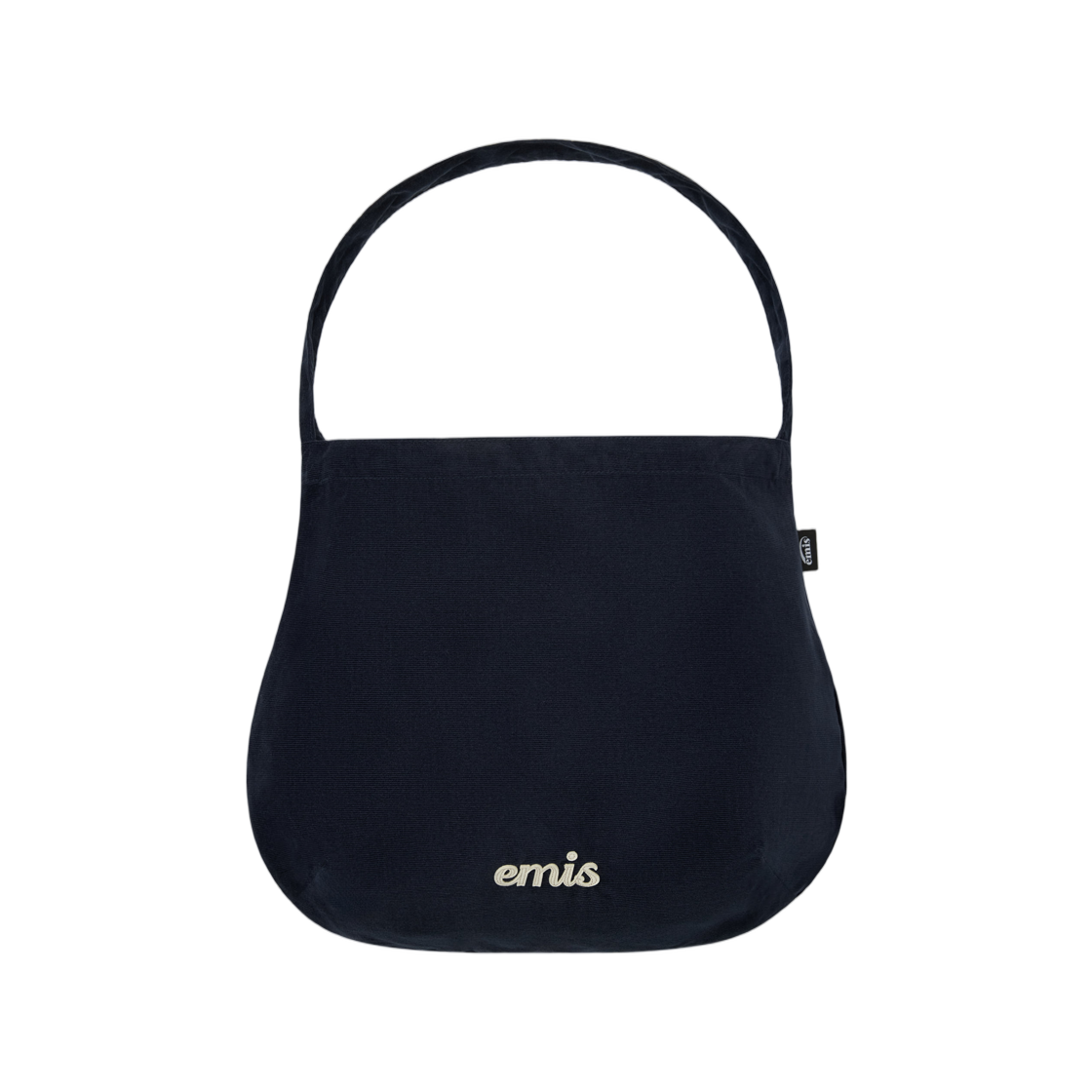 이미스 코듀로이 라운드 에코백 네이비(Emis Corduroy Round Eco Bag Navy)