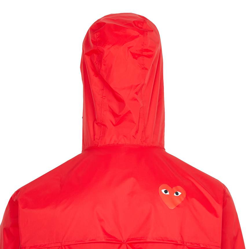 [15% 쿠폰] 플레이 꼼데가르송 x 까웨 풀 집 자켓 레드([15% 쿠폰] Play Comme des Garcons x K-Way Full Zip Jacket Red) - 6
