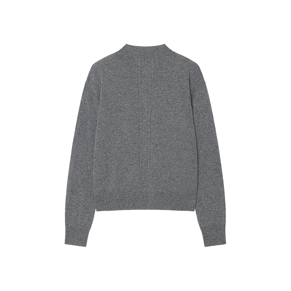 웨이비니스 더블 프레임 라운드 넥 가디건 그레이(Waviness Double Frame Round Neck Cardigan Grey) - 2