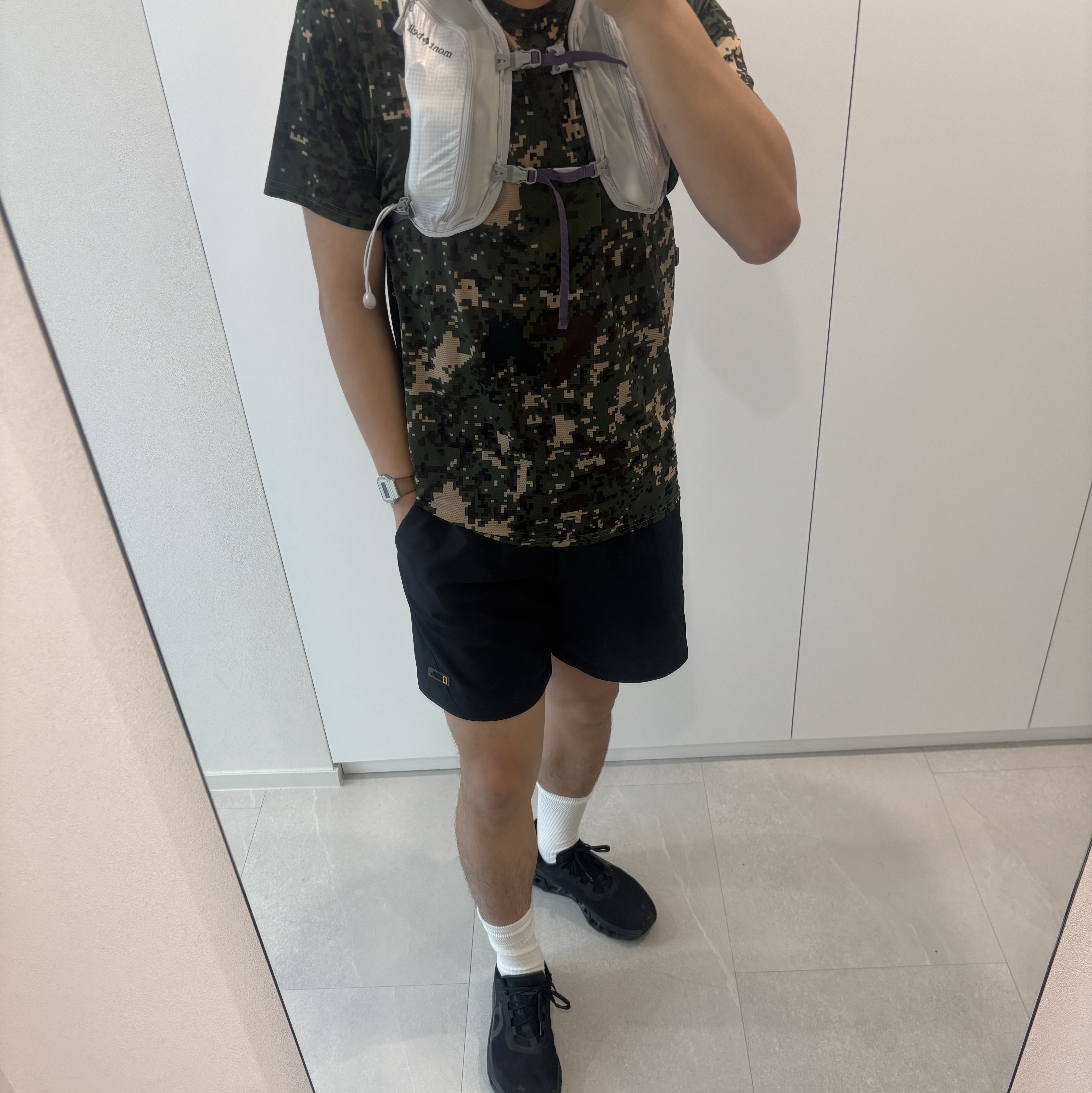 Satisfy Mothtech T-Shirt Aged Black, Nike Streakfly 2 Glacier Blue Mint Foam 착용 스타일 - 4